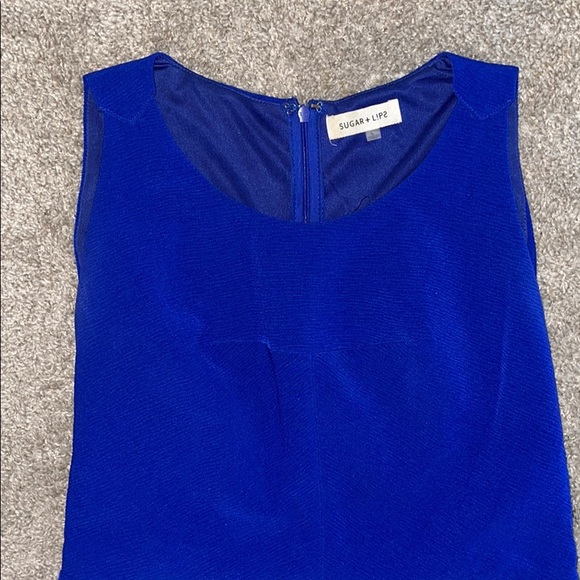 Sugar + L!ps Blue Cocktail Dress - Picture 3 of 4